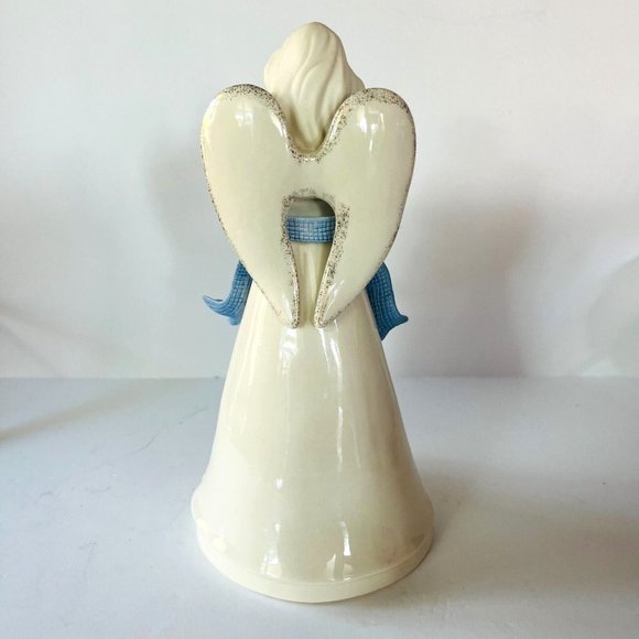 Lenox Gifts of Grace 9" Angel Figurine *Faith/Wind Up  Musical/Porcelain Glossy - Picture 6 of 15